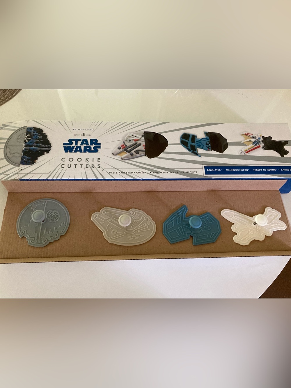 Star Wars Cookie Cutters, Williams Sonoma, new in open box